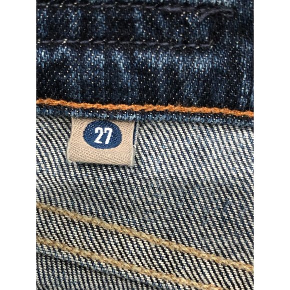 CITIZENS OF HUMANITY CROPPED JEANS W/ FRAYED HEMS - Picture 6 of 16